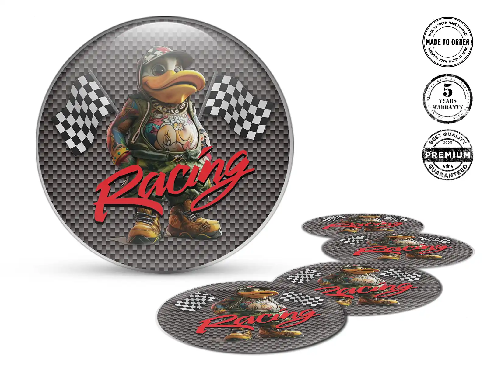 Silicone Sticker Logo Ultimate Resonance Energy Burst